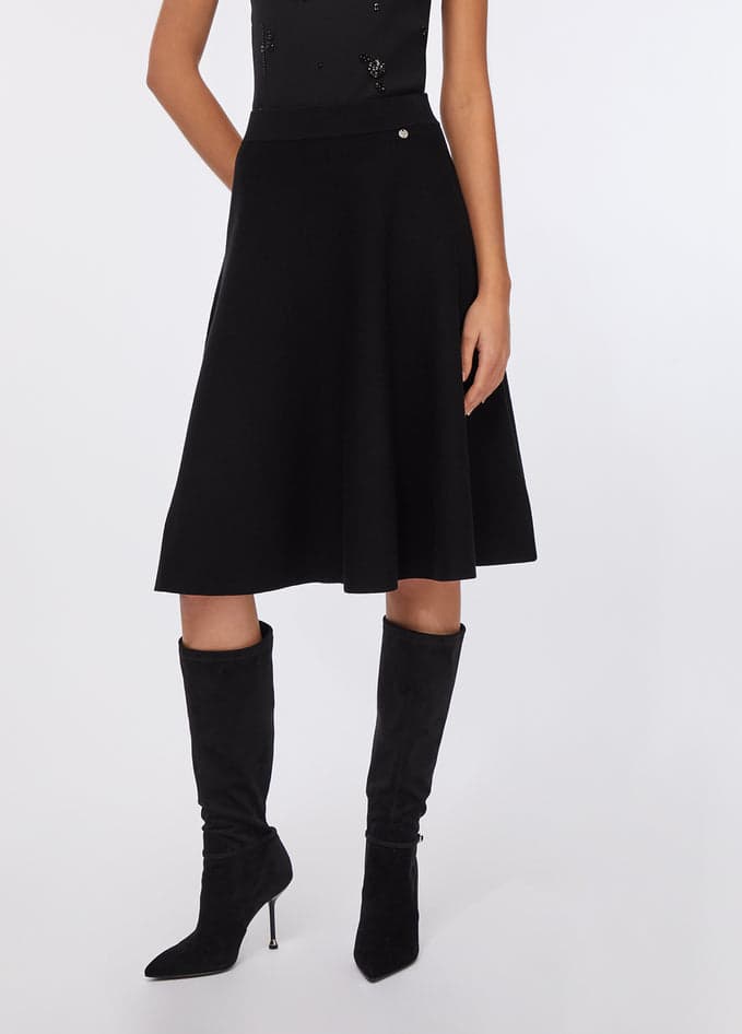 LIU JO gonna donna nero da donna in Sneaker casual Drestige - Casamassima, commercioVirtuoso.it