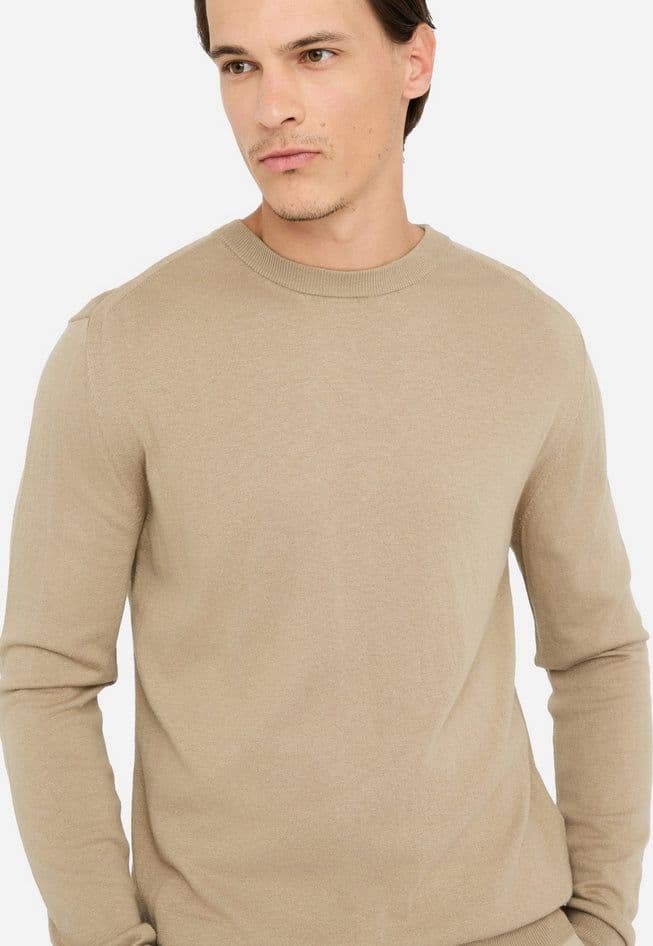 LIU JO maglia uomo beige da uomo in Maglioni Drestige - Casamassima, commercioVirtuoso.it