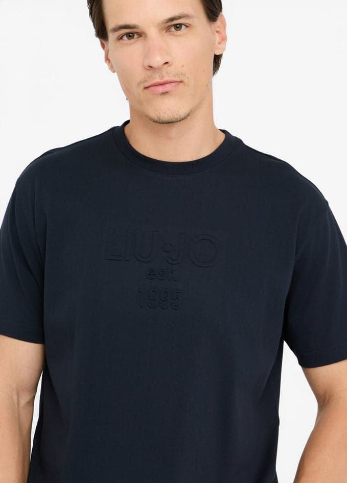 LIU JO t-shirt uomo blu scuro da uomo in T-shirt Drestige - Casamassima, commercioVirtuoso.it