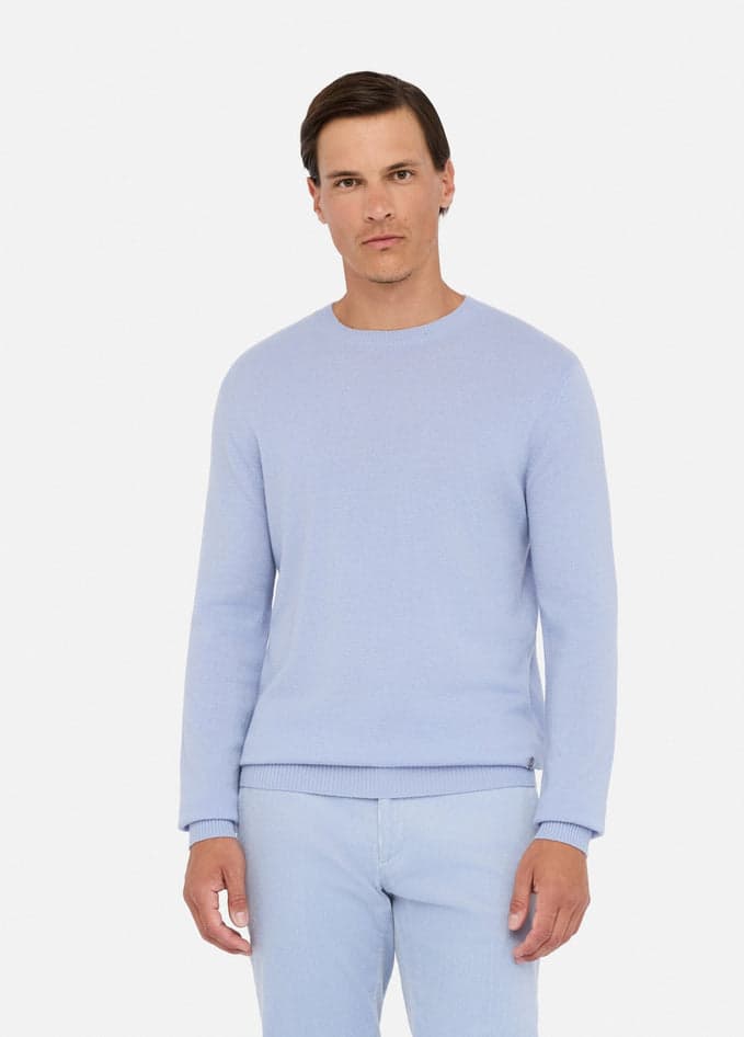LIU JO maglia uomo celeste da uomo in Maglioni Drestige - Casamassima, commercioVirtuoso.it
