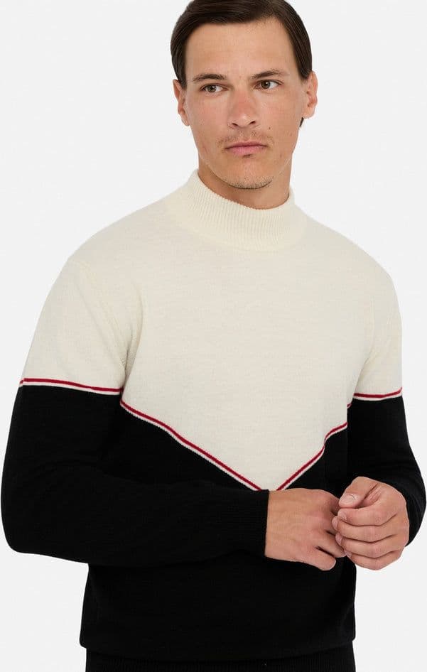 LIU JO maglia uomo bianco e nero da uomo in Maglioni Drestige - Casamassima, commercioVirtuoso.it