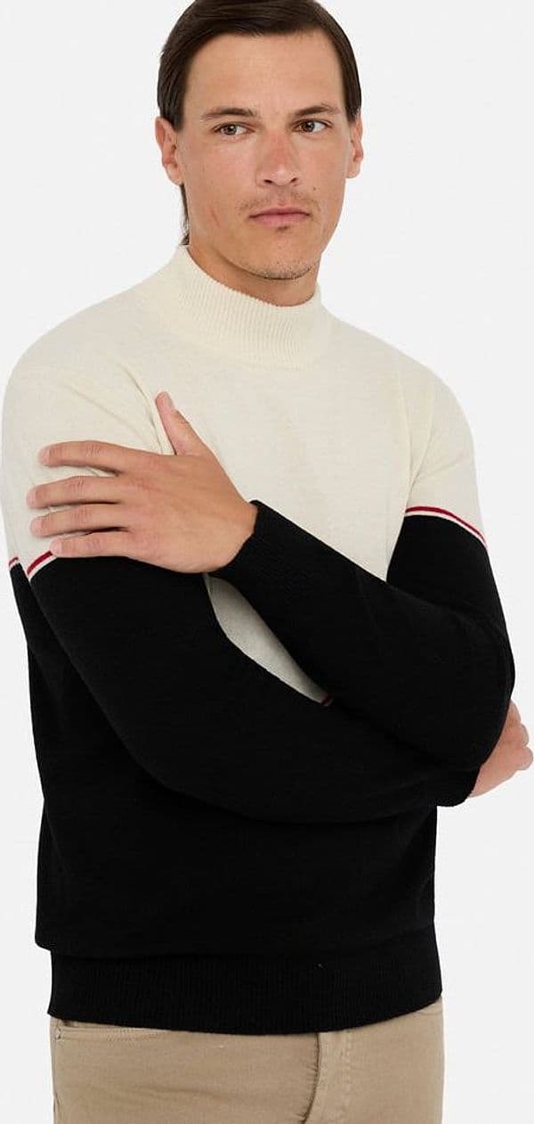 LIU JO maglia uomo bianco e nero da uomo in Maglioni Drestige - Casamassima, commercioVirtuoso.it