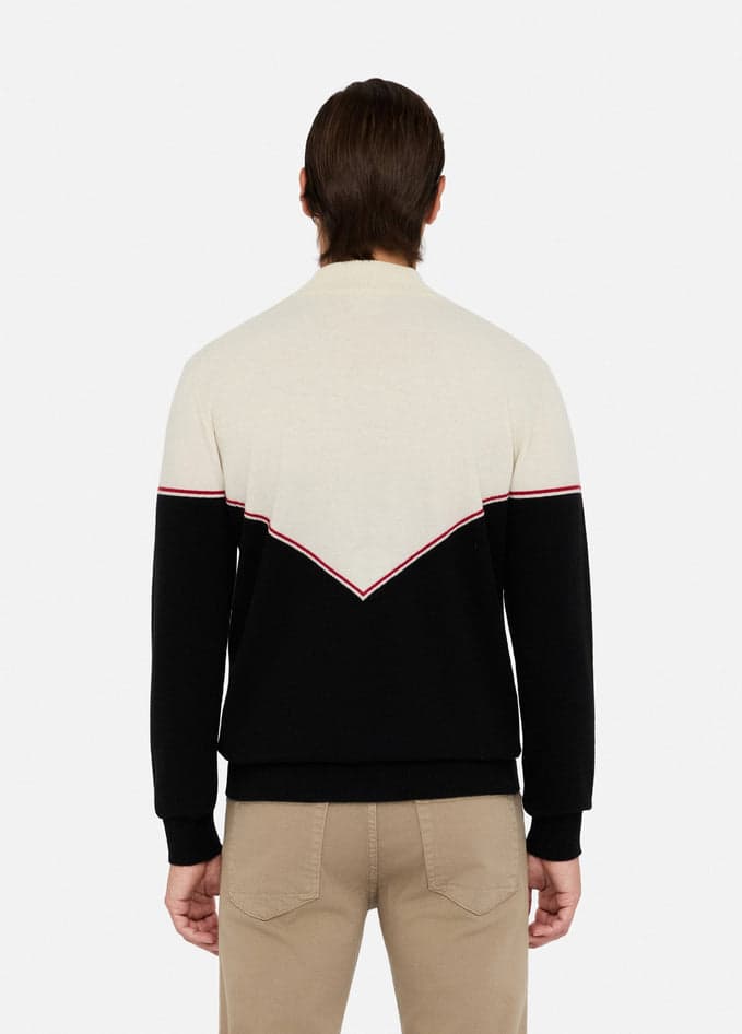 LIU JO maglia uomo bianco e nero da uomo in Maglioni Drestige - Casamassima, commercioVirtuoso.it