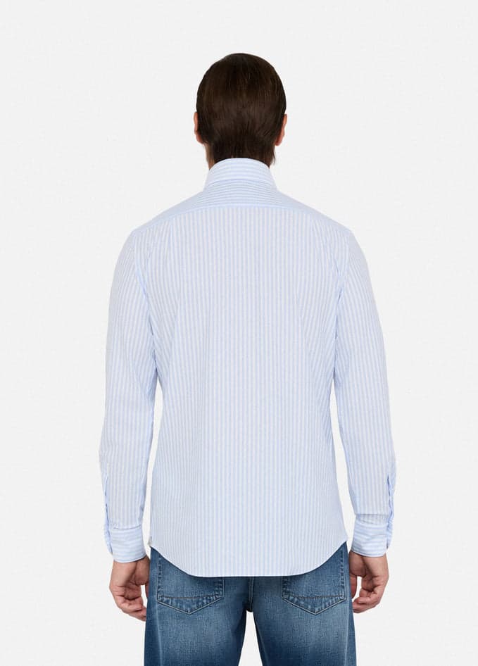 LIU JO camicia uomo azzurro da uomo in Camicie casual Drestige - Casamassima, commercioVirtuoso.it