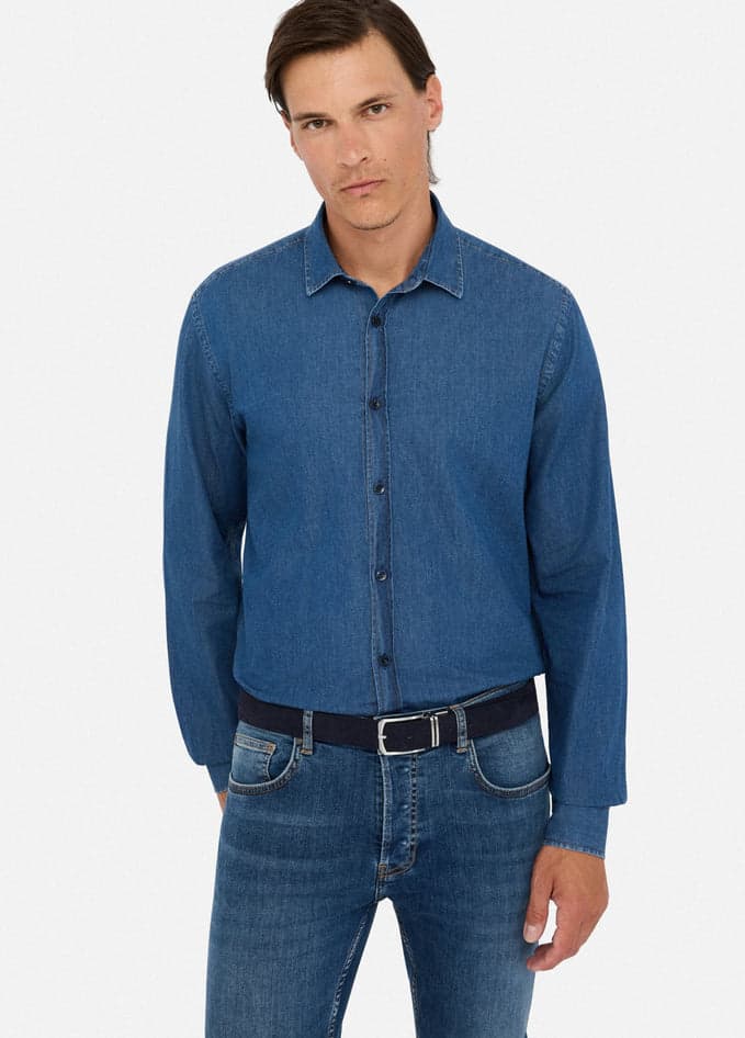 LIU JO cintura uomo blu scuro da uomo in Cinture Drestige - Casamassima, commercioVirtuoso.it