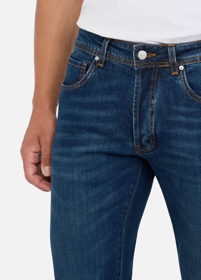 LIU JO jeans uomo denim scuro da uomo in Jeans Drestige - Casamassima, commercioVirtuoso.it