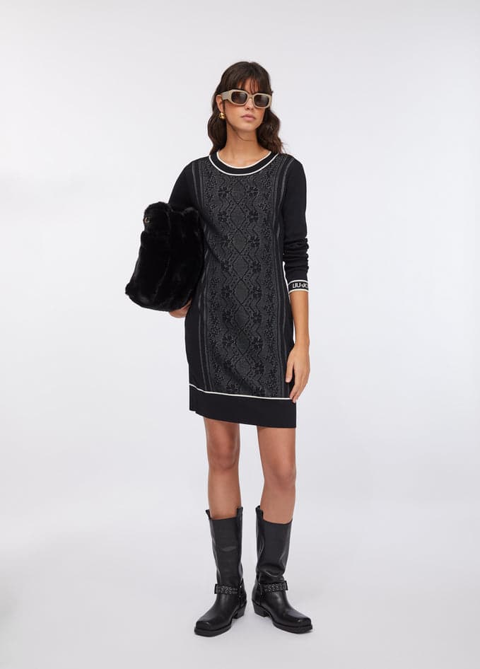 LIU JO abito donna nero da donna in Casual Drestige - Casamassima, commercioVirtuoso.it