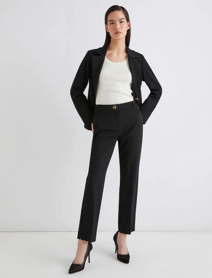 MARELLA pantaloni donna nero da donna in Pantaloni Drestige - Casamassima, commercioVirtuoso.it