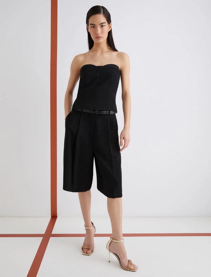 MARELLA shorts donna nero da donna in Pantaloncini Drestige - Casamassima, commercioVirtuoso.it
