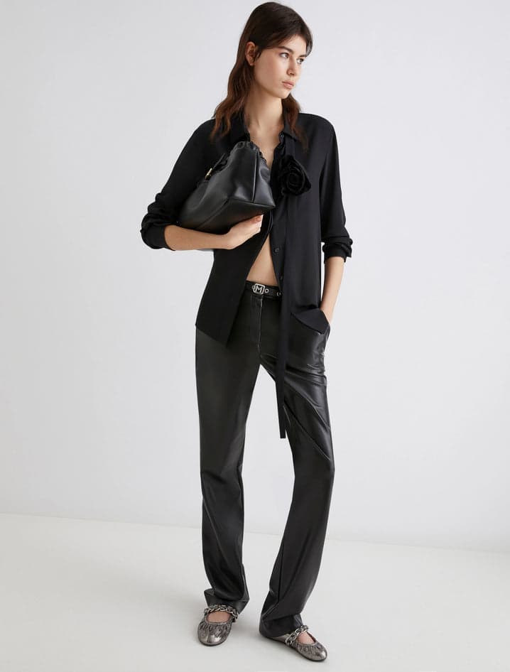 MARELLA pantaloni donna nero da donna in Pantaloni Drestige - Casamassima, commercioVirtuoso.it