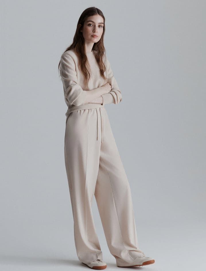 MARELLA pantaloni donna panna da donna in Pantaloni Drestige - Casamassima, commercioVirtuoso.it