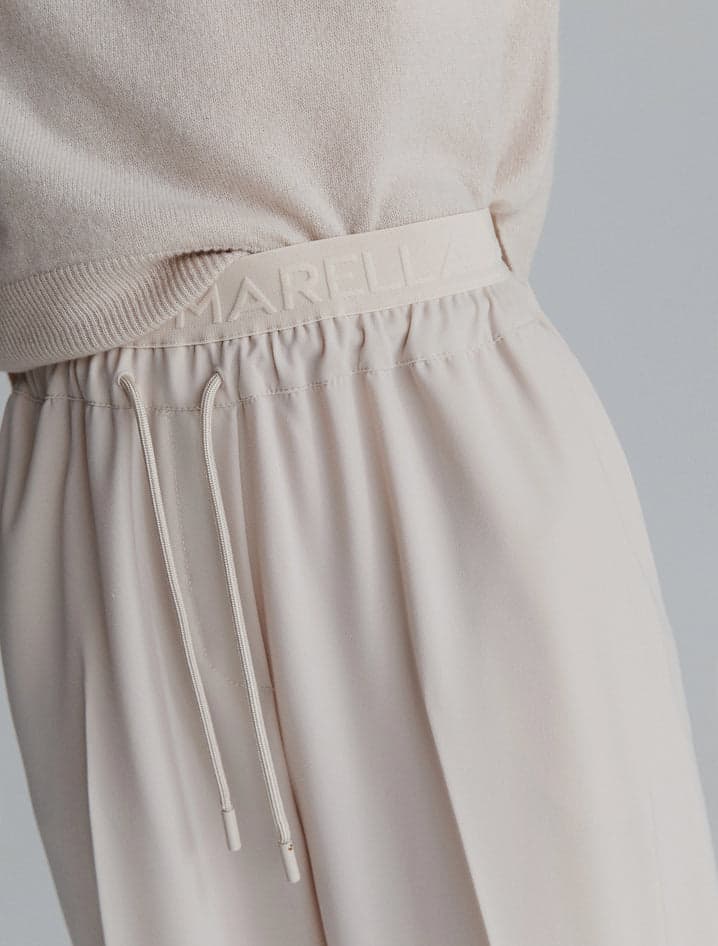 MARELLA pantaloni donna panna da donna in Pantaloni Drestige - Casamassima, commercioVirtuoso.it