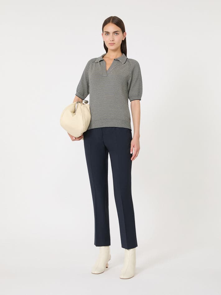 MAX MARA pantaloni donna blu da donna in Pantaloni Drestige - Casamassima, commercioVirtuoso.it