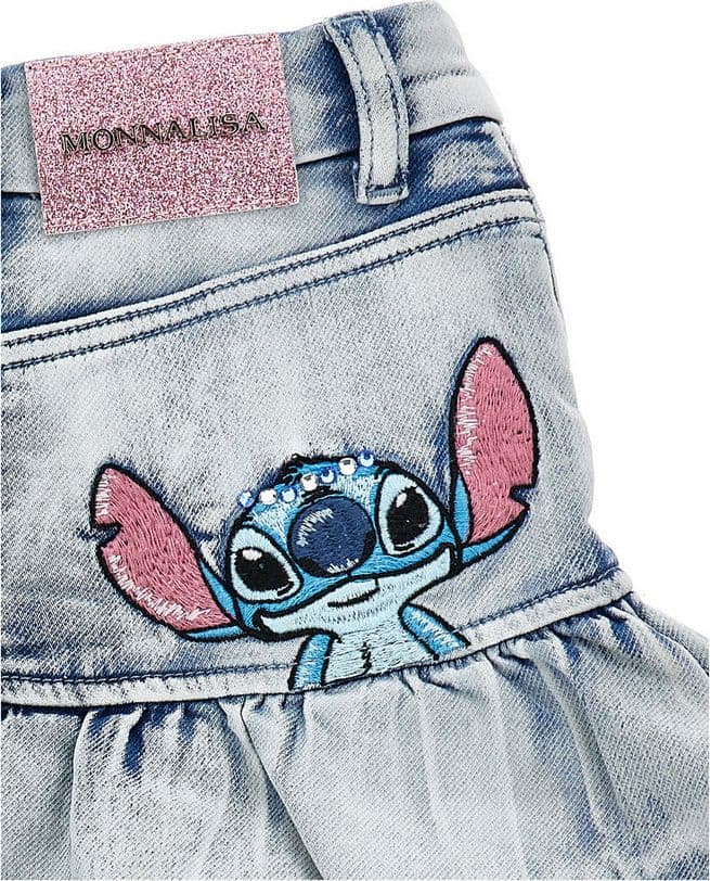 MONNALISA minigonna bambina stampa stitch da bambino in Gonne e gonne pantalone Drestige - Casamassima, commercioVirtuoso.it