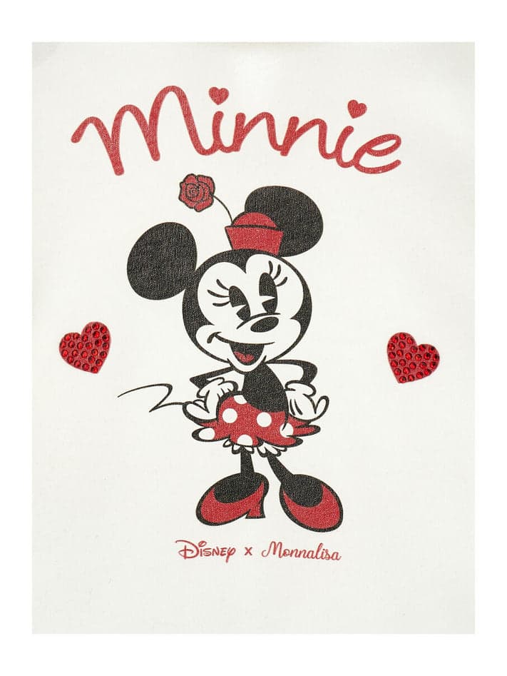 MONNALISA maglia bambina panna stampa minnie da bambino in T-shirt Drestige - Casamassima, commercioVirtuoso.it