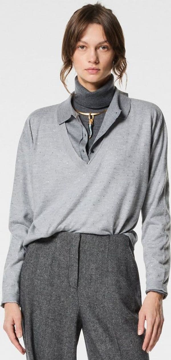 NENETTE maglia donna grigio medio da donna in Maglioni Drestige - Casamassima, commercioVirtuoso.it