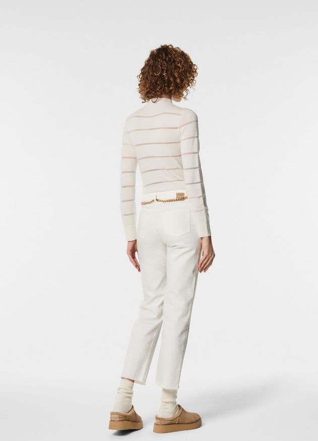 NENETTE pantaloni donna avorio da donna in Pantaloni Drestige - Casamassima, commercioVirtuoso.it