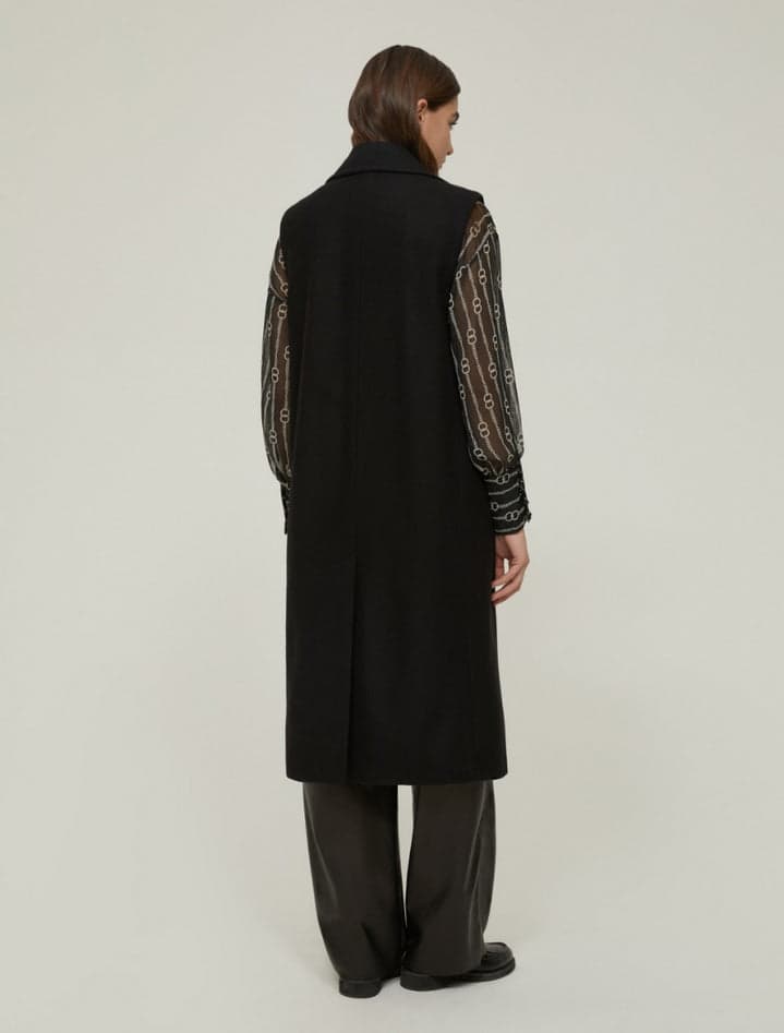 PENNYBLACK cappotto smanicato donna nero da uomo in Gilet Drestige - Casamassima, commercioVirtuoso.it