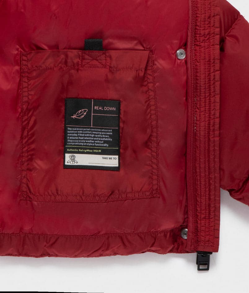 REFRIGIWEAR giubbotto donna rosso da donna in Giacche Drestige - Casamassima, commercioVirtuoso.it