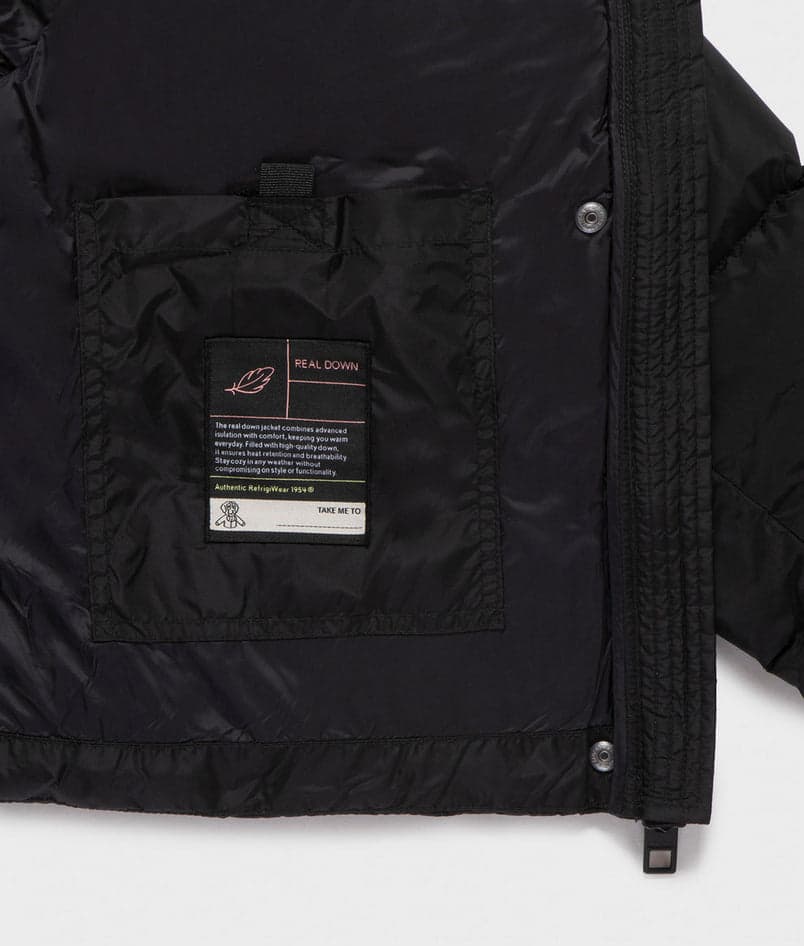 REFRIGIWEAR giubbotto donna nero da donna in Giacche Drestige - Casamassima, commercioVirtuoso.it