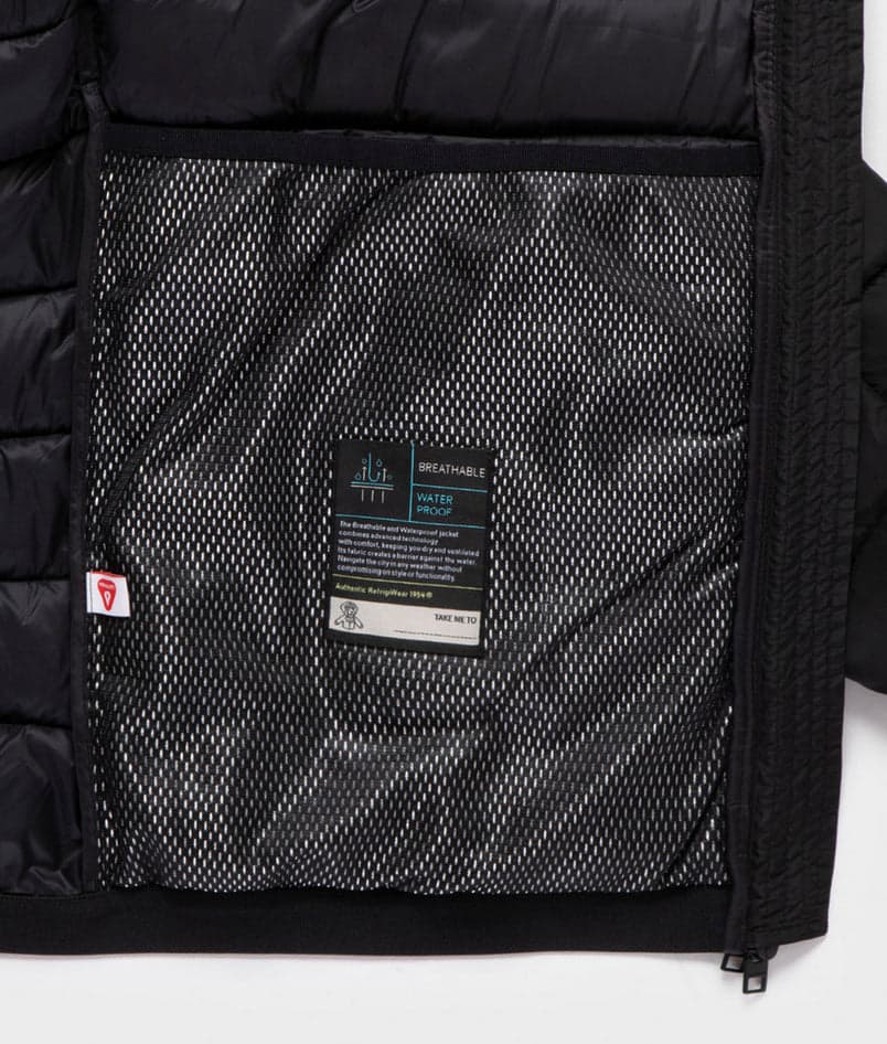 REFRIGIWEAR piumino uomo nero da uomo in Giacche Drestige - Casamassima, commercioVirtuoso.it
