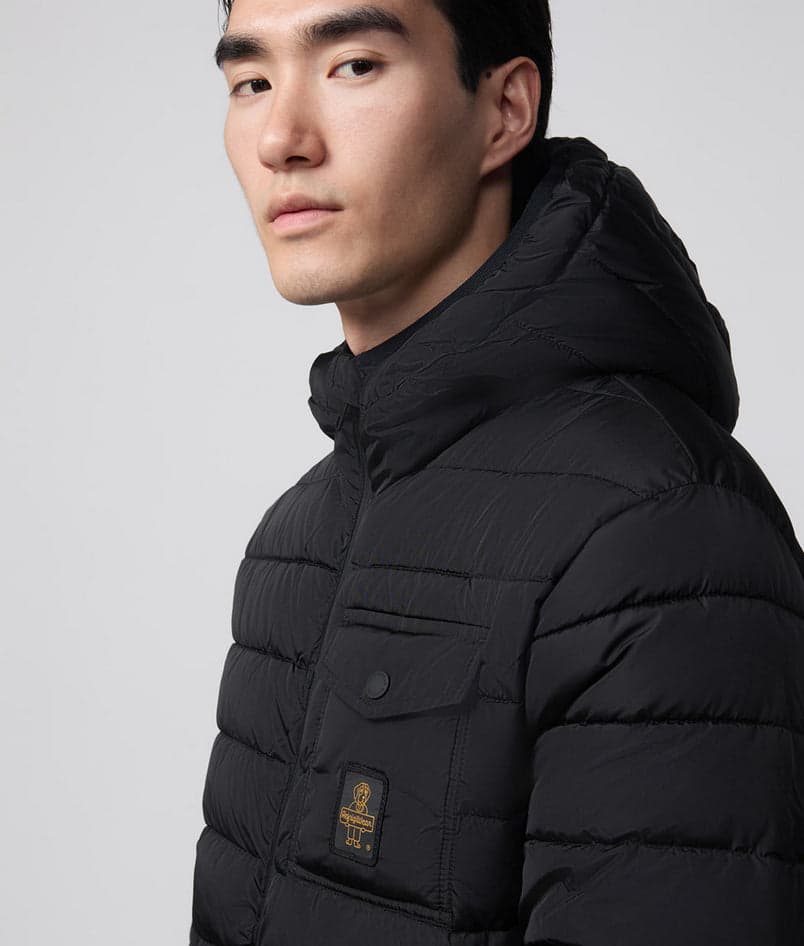 REFRIGIWEAR piumino uomo nero da uomo in Giacche Drestige - Casamassima, commercioVirtuoso.it