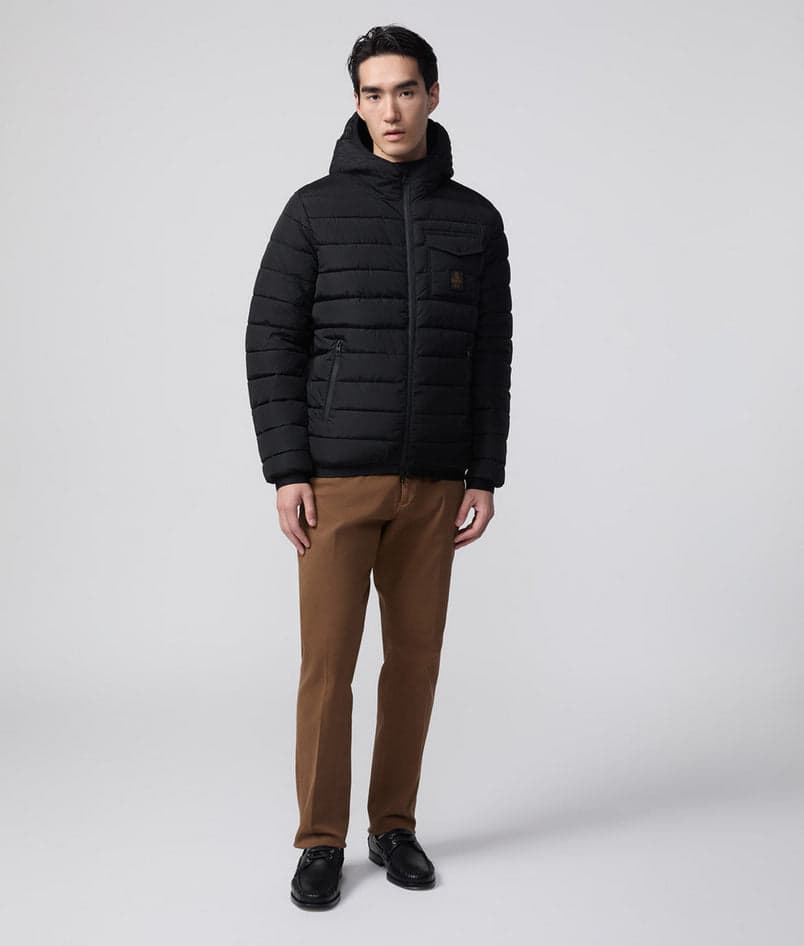 REFRIGIWEAR piumino uomo nero da uomo in Giacche Drestige - Casamassima, commercioVirtuoso.it