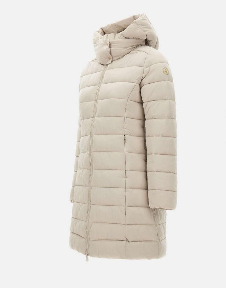 SAVE THE DUCK piumino donna rainy beige da donna in Giacche Drestige - Casamassima, commercioVirtuoso.it