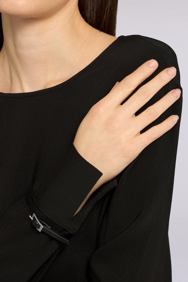 TRUSSARDI blusa donna nero da uomo in Bluse e camicie Drestige - Casamassima, commercioVirtuoso.it