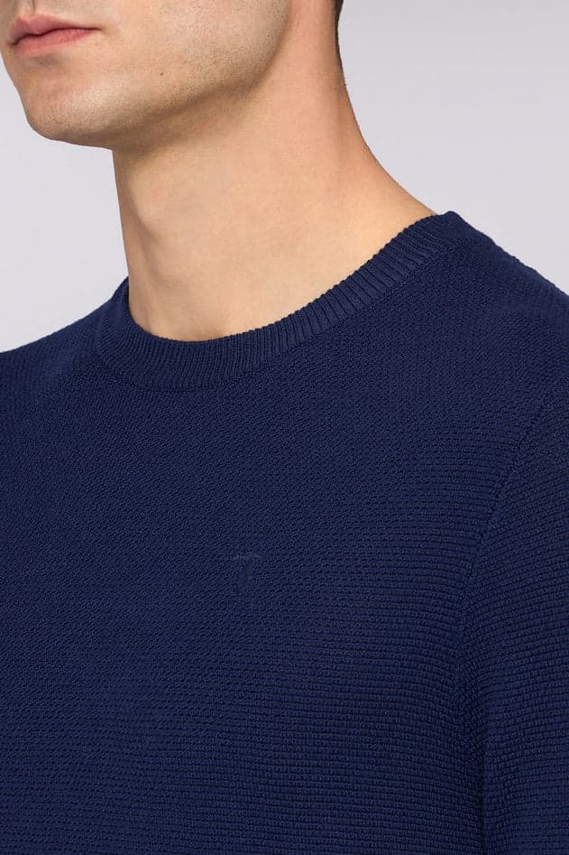 TRUSSARDI maglia uomo blu scuro da uomo in Maglioni Drestige - Casamassima, commercioVirtuoso.it