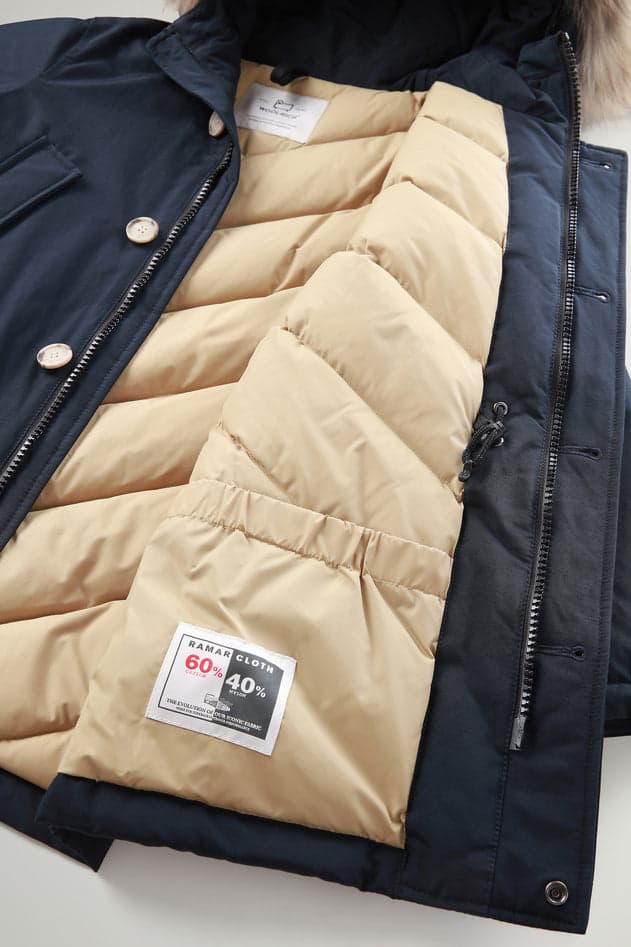 Woolrich giubbotto bambino melton blue da bambino in Giacche Drestige - Casamassima, commercioVirtuoso.it