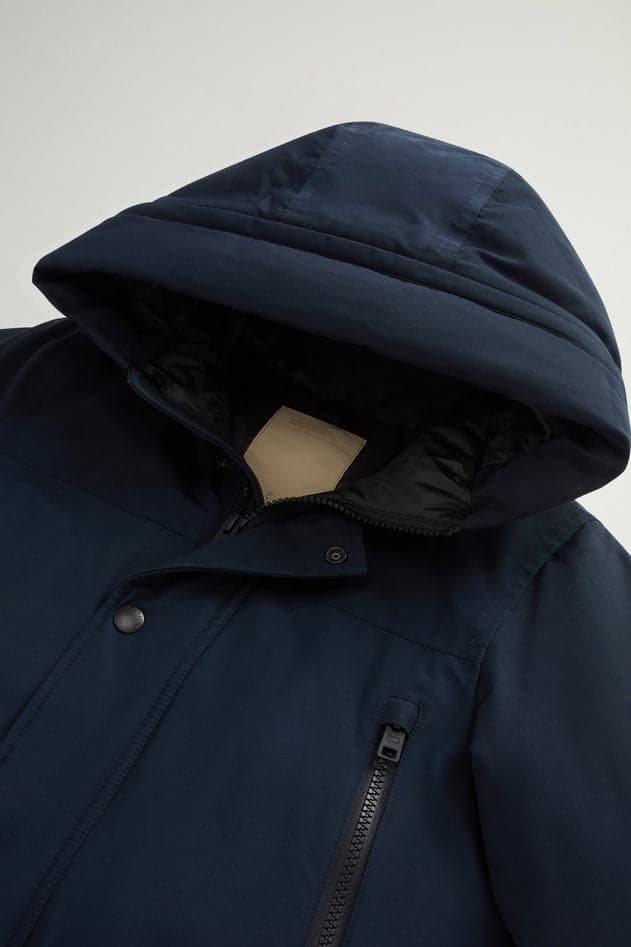 Woolrich parka bambino melton blue da bambino in Giacche Drestige - Casamassima, commercioVirtuoso.it