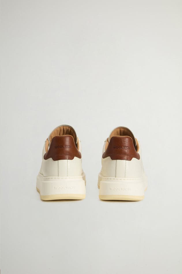 Woolrich scarpe uomo off white cognac da uomo in Sneaker casual Drestige - Casamassima, commercioVirtuoso.it