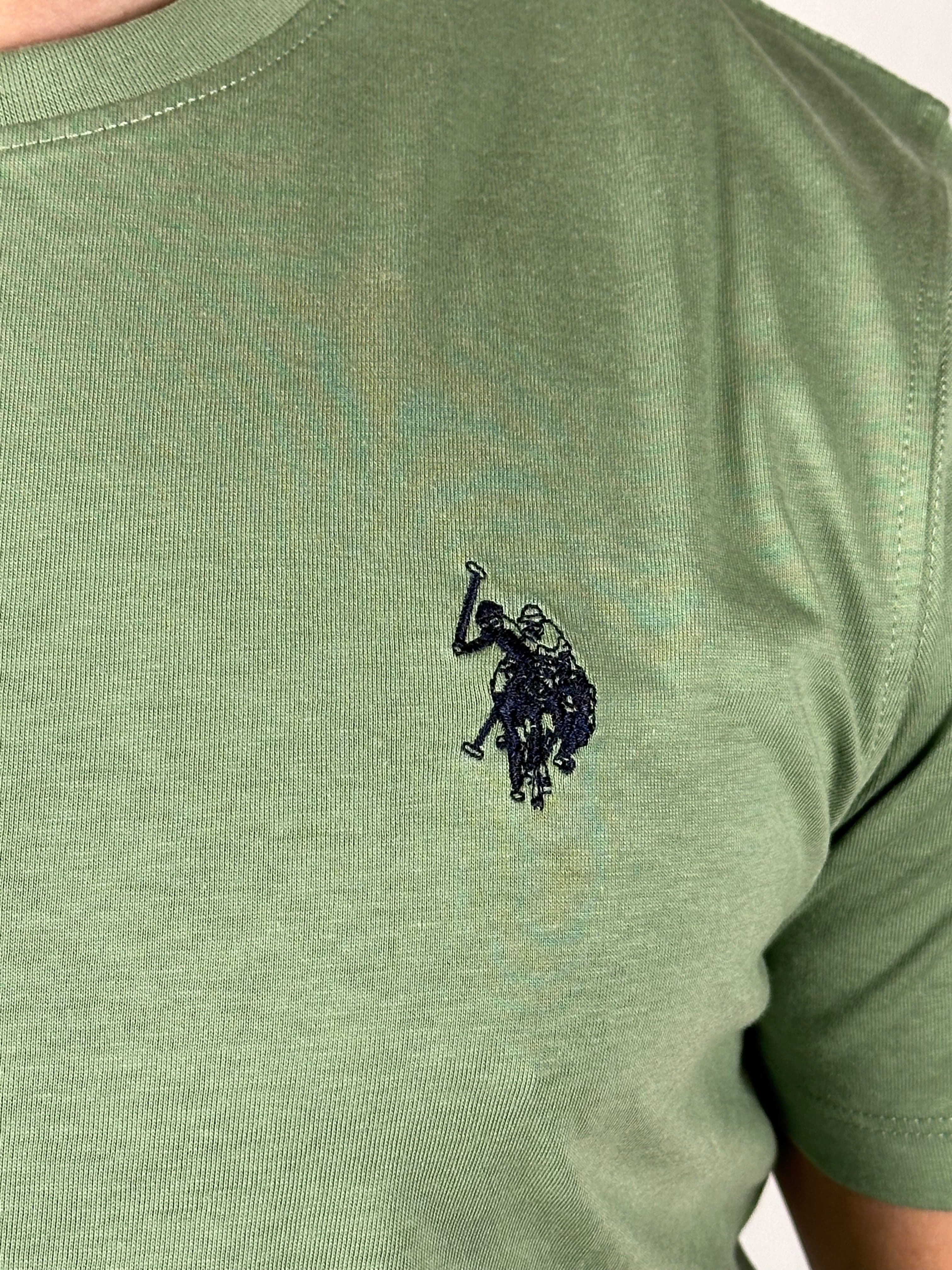 T-shirt Luca verde salvia in Canotte Kanal 32 - Santa Maria di Licodia, commercioVirtuoso.it