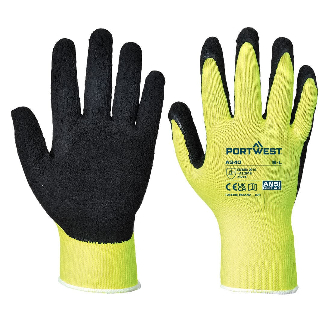 Guanti A340 Grip Hi-Vis Portwest in Guanti da lavoro Taliachicce.it - Milazzo, commercioVirtuoso.it