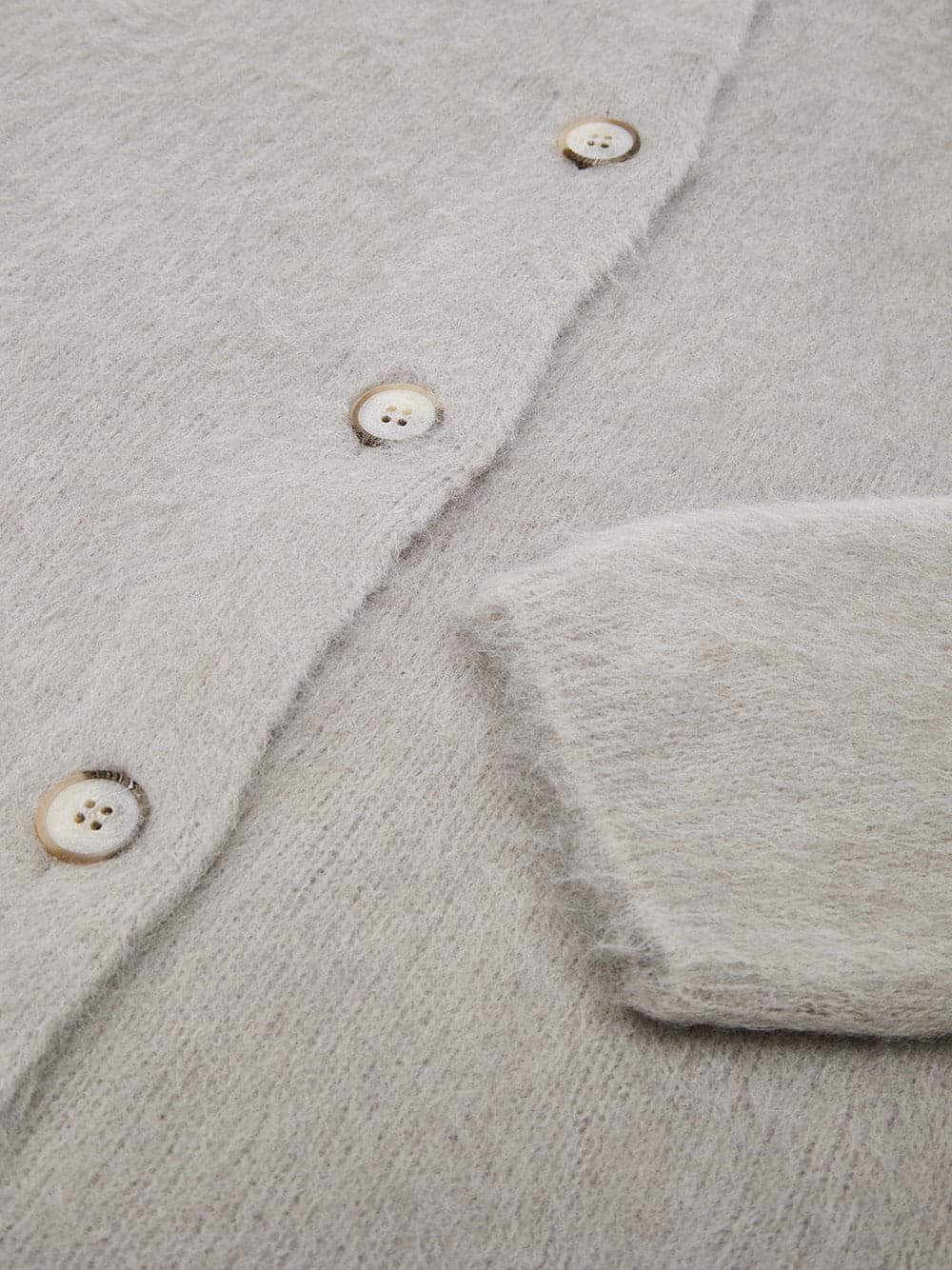 Gran Sasso Cardigan con Colletto alla Corena in Tortora da donna in Maglieria sportiva Drestige - Casamassima, commercioVirtuoso.it