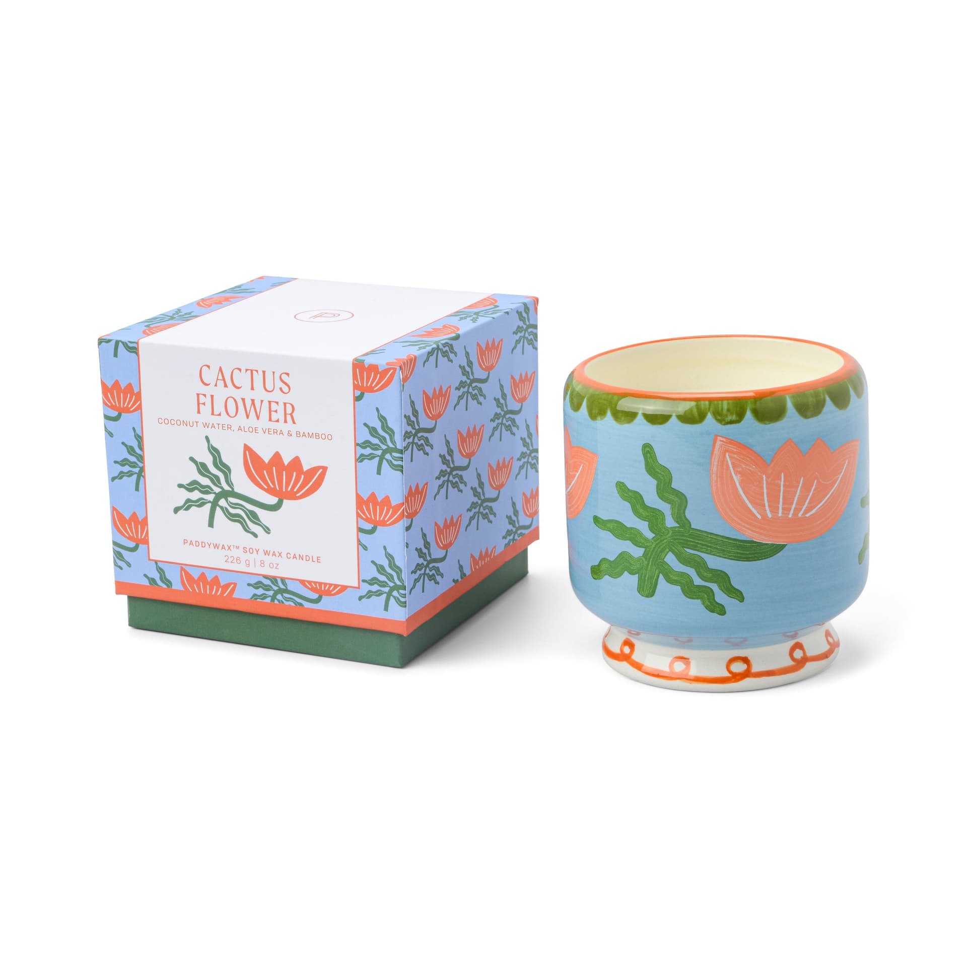 Candela profumata in ceramica A Dopo Flower - Cactus Flower in Autocategorizzazione Più Di Più Ideas - Casalnuovo di Napoli, commercioVirtuoso.it