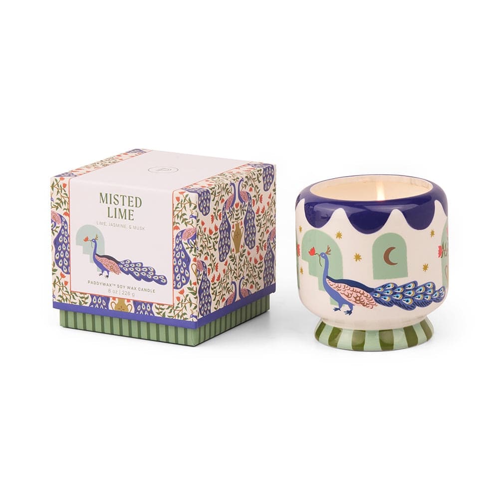 Candela Profumata Adopo Peacock - In ceramica- Confezionato in Scatola in Autocategorizzazione Più Di Più Ideas - Casalnuovo di Napoli, commercioVirtuoso.it