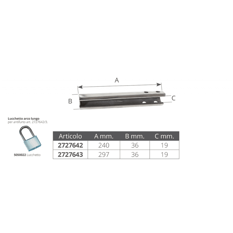 Antifurto Inox Medio in Protezione antifurto Ebricowill - Palermo, commercioVirtuoso.it