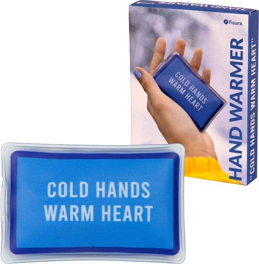 FISURA Scaldamani scritta "Cold hands warm heart"