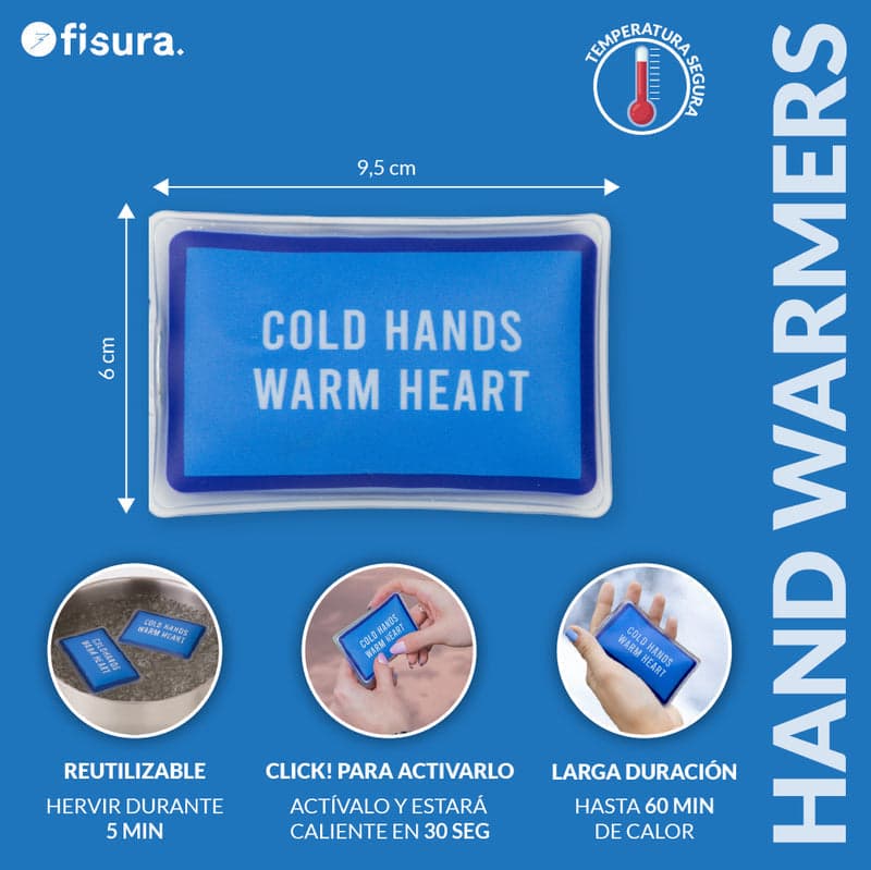 FISURA Scaldamani scritta "Cold hands warm heart" in Autocategorizzazione Più Di Più Ideas - Casalnuovo di Napoli, commercioVirtuoso.it