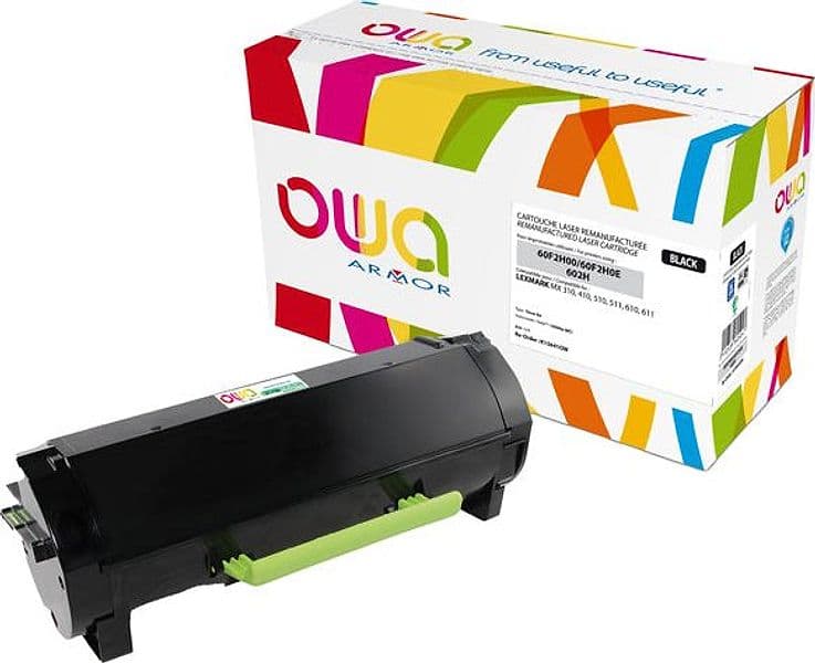 Armor Toner Compatibile Nero per Lexmark 602H_10.000 PAG