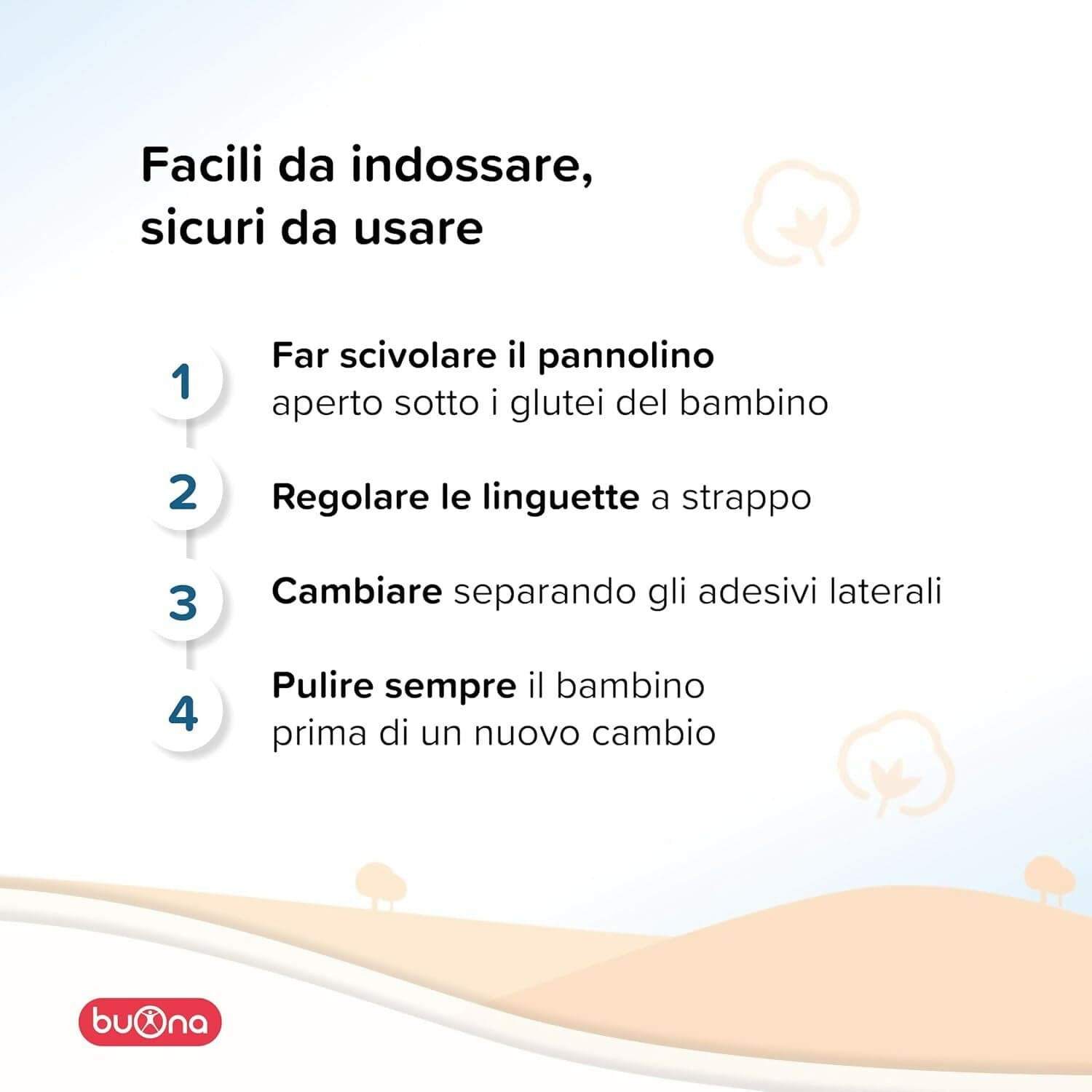 Buona D-Topic Pannolini per neonati e bambini - con Tecnologia pH Comfort - Dermatologicamente testati, Cotone Naturale, Materiali Traspiranti Delicati sulla Pelle dei Bambini - tutte le misure disponibili - 3 pacchi - PREZZO PER 3 CONFEZIONI in Pannolini per bambini Sanitaria Gioia del Bimbo - Villa San Giovanni, commercioVirtuoso.it