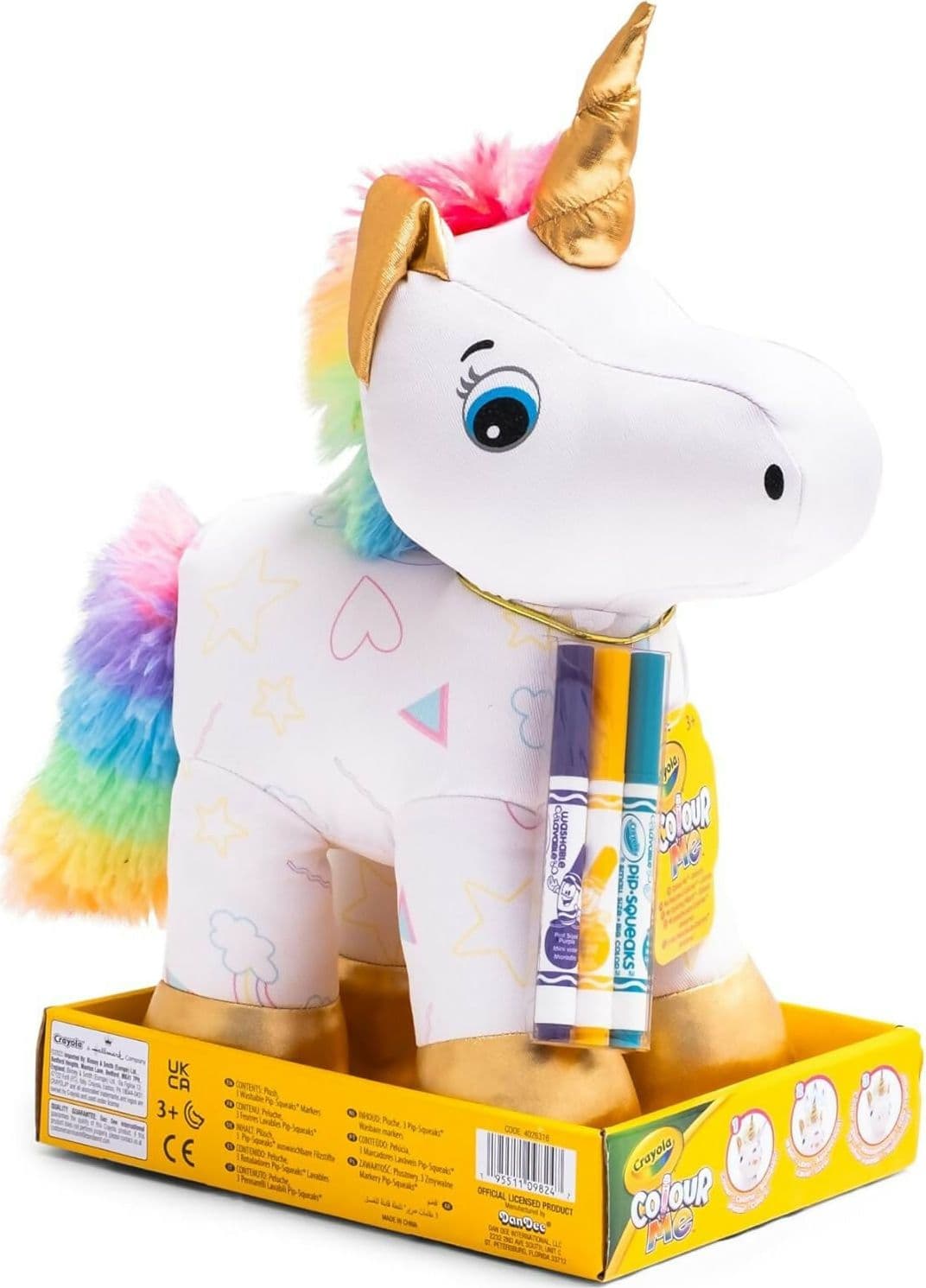 Crayola Colour Me Plush, Peluche Unicorno Colorabile con 3 Pennarelli in Animali Cartoleria Deja Vu - Crotone, commercioVirtuoso.it