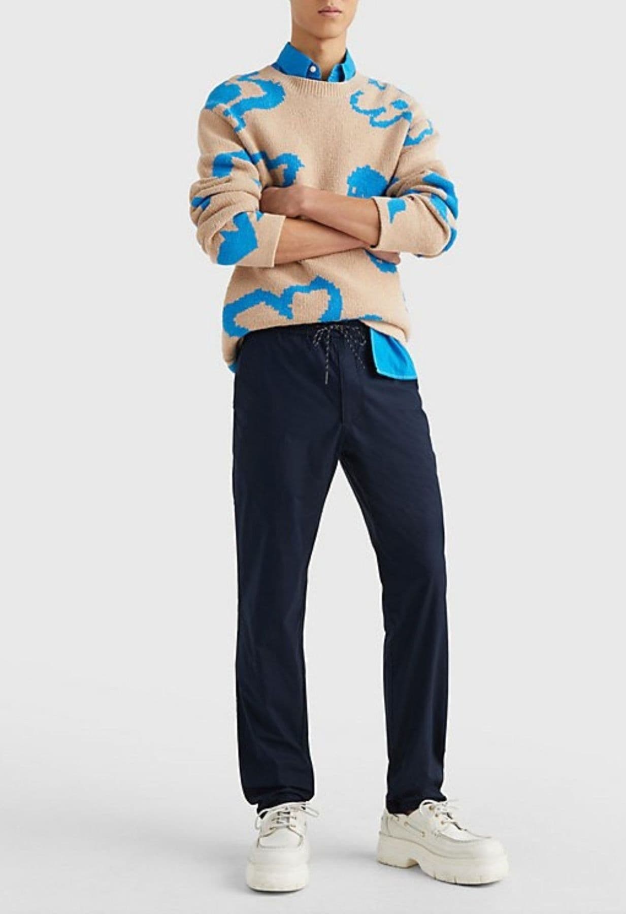 Tommy Hilfiger Pantaloni CHELSEA POPLIN PAPERTOUCH PO da uomo in Pantaloni Drestige - Casamassima, commercioVirtuoso.it