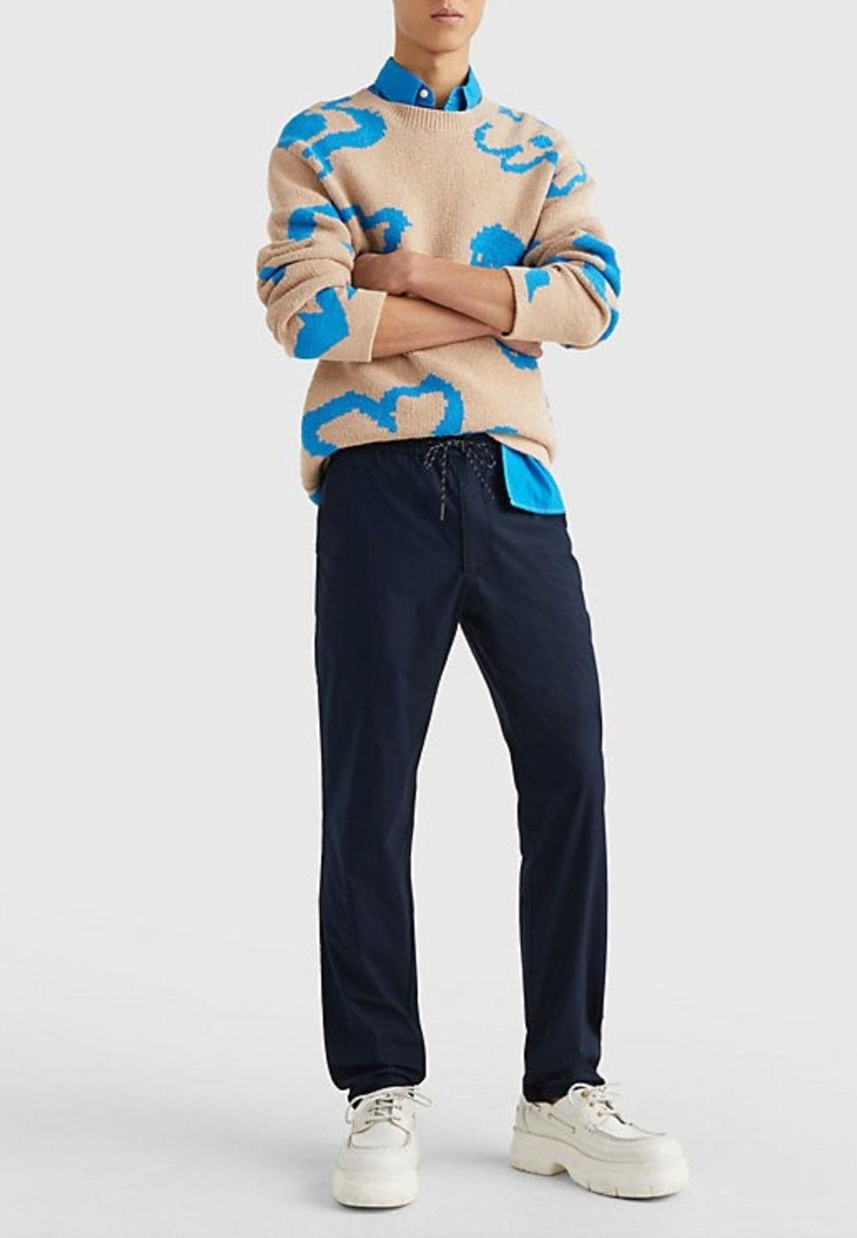 Tommy Hilfiger Pantaloni CHELSEA POPLIN PAPERTOUCH PO da uomo in Pantaloni Drestige - Casamassima, commercioVirtuoso.it