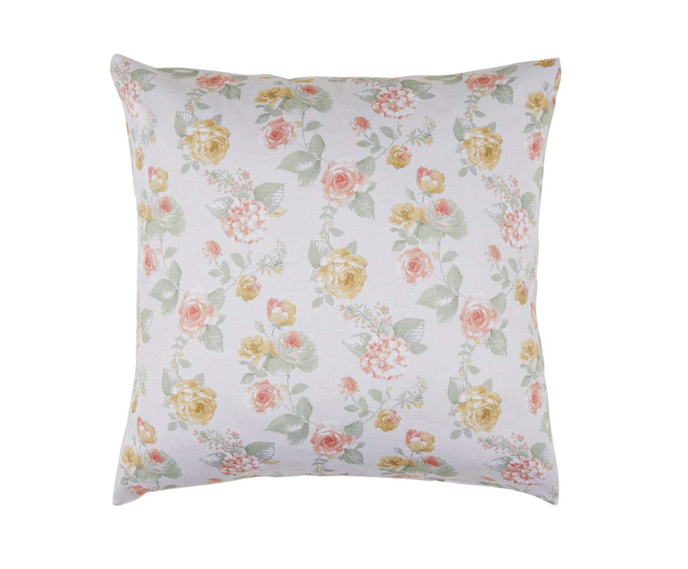 Cuscino arredo 40x40 cm in Raso di puro cotone Romance Pesca