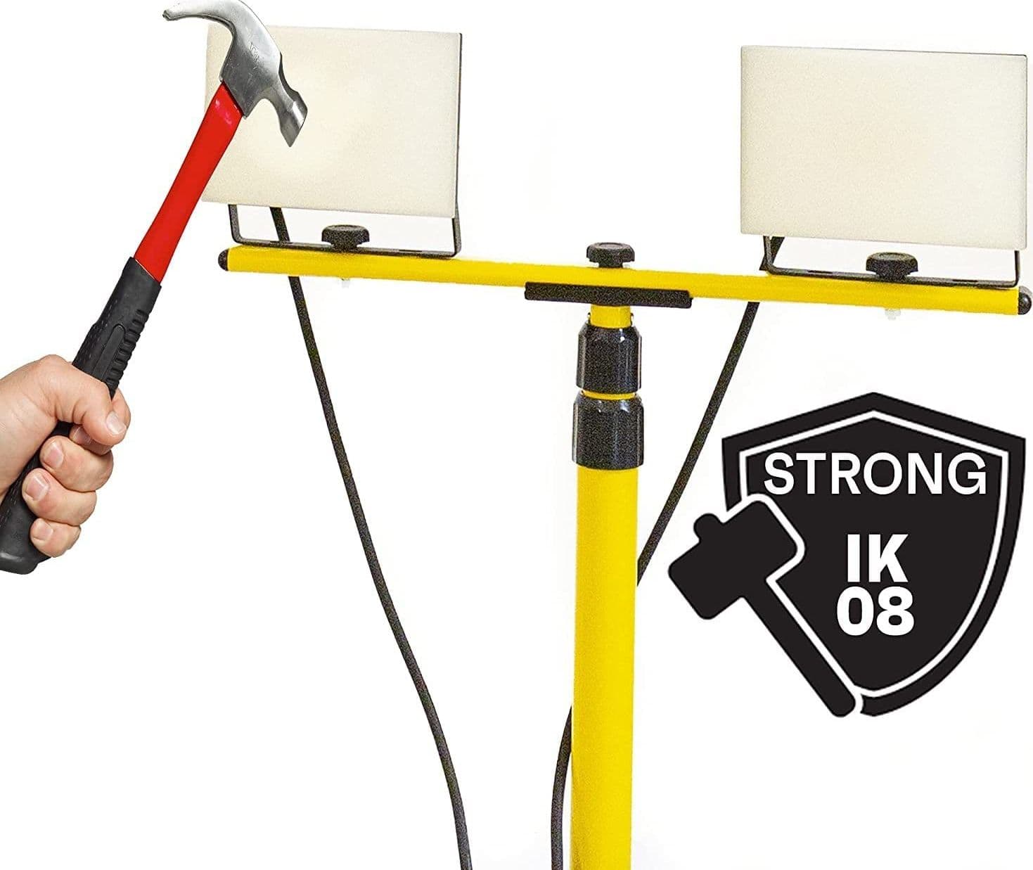 KIT 2 PROIETTORI TYNEE PC 30W 4000K CABLIATI CON TREPIEDE - ElettroWatt.eu