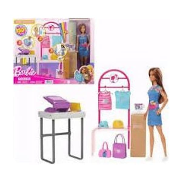 BARBIE BOUTIQUE MODA PLAYSET CON BARBIE INCLUSA in Animali Cartoleria Deja Vu - Crotone, commercioVirtuoso.it