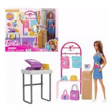 BARBIE BOUTIQUE MODA PLAYSET CON BARBIE INCLUSA in Animali Cartoleria Deja Vu - Crotone, commercioVirtuoso.it